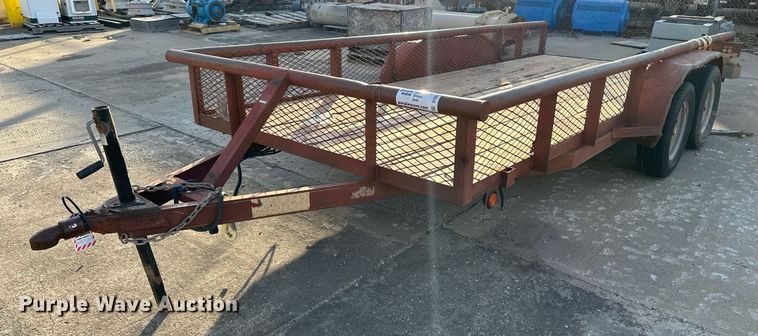 image for item DT6573 2007 C&M utility trailer