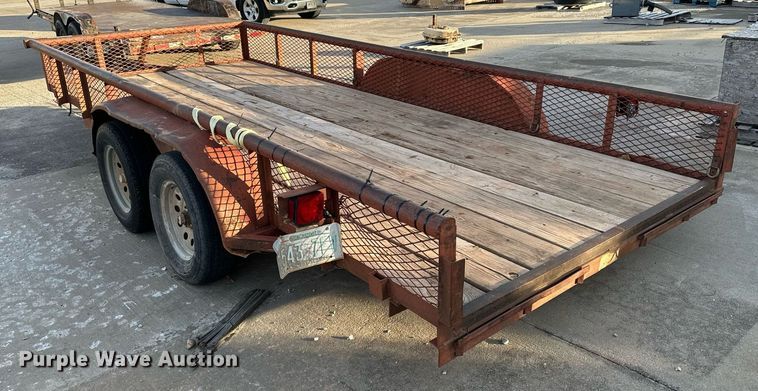 image for item DT6573 2007 C&M utility trailer