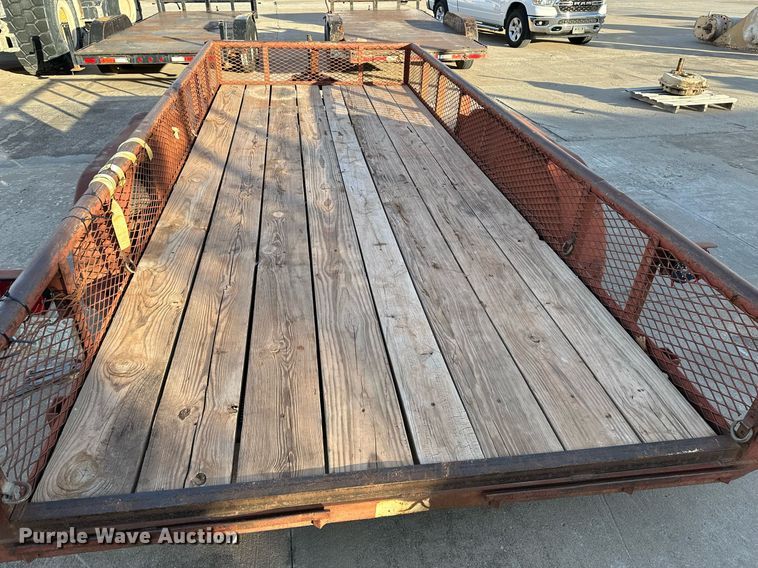 image for item DT6573 2007 C&M utility trailer