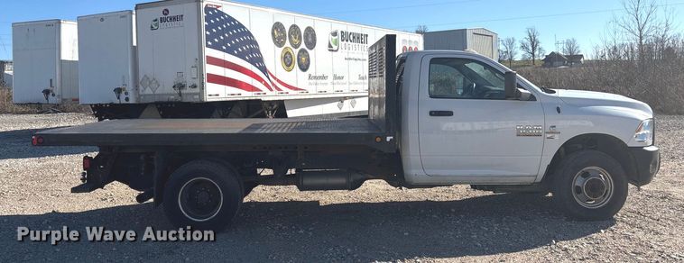 image for item DW7370 2015 RAM 3500 dump flatbed pickup truck