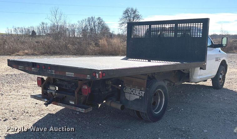 image for item DW7370 2015 RAM 3500 dump flatbed pickup truck