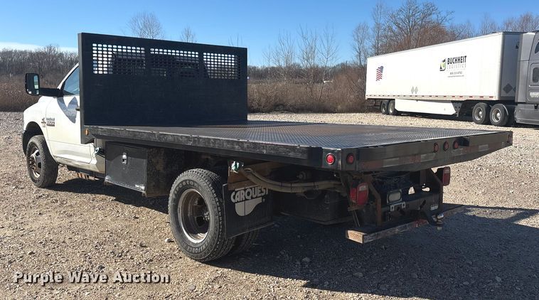 image for item DW7370 2015 RAM 3500 dump flatbed pickup truck
