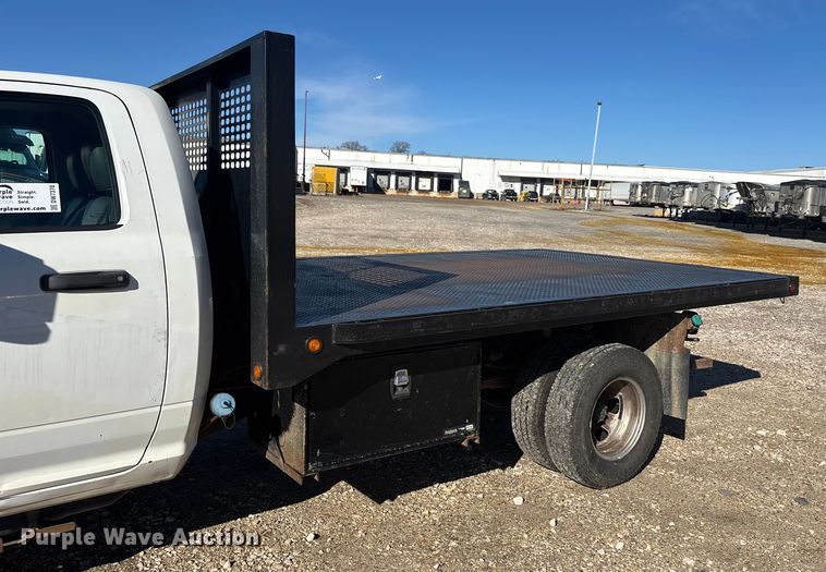 image for item DW7370 2015 RAM 3500 dump flatbed pickup truck