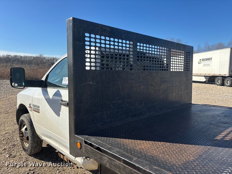 image for item DW7370 2015 RAM 3500 dump flatbed pickup truck