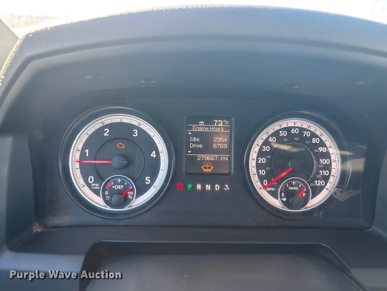 image for item DW7370 2015 RAM 3500 dump flatbed pickup truck