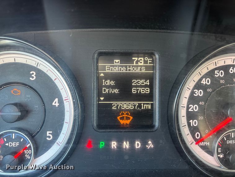 image for item DW7370 2015 RAM 3500 dump flatbed pickup truck