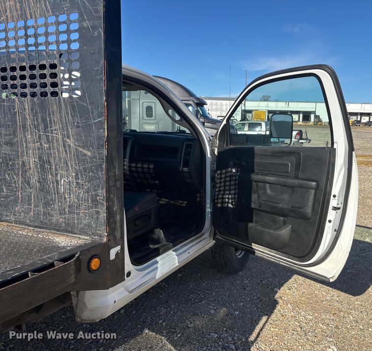 image for item DW7370 2015 RAM 3500 dump flatbed pickup truck