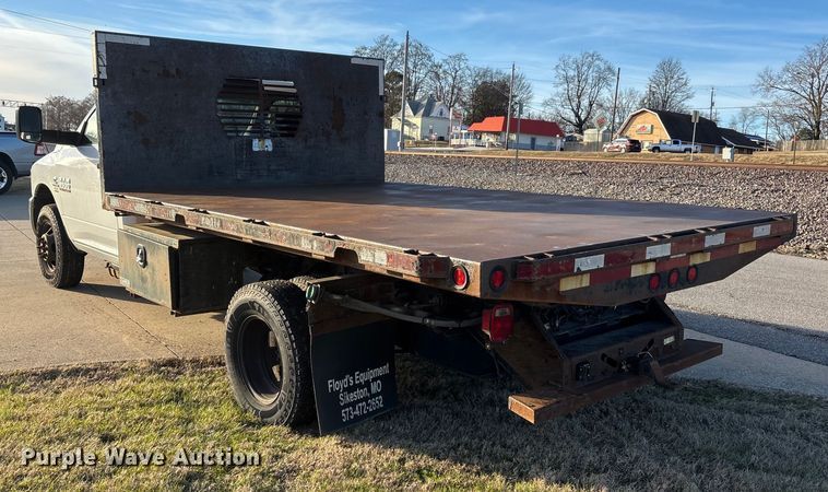 image for item DW7373 2017 RAM 3500 dump flatbed pickup truck