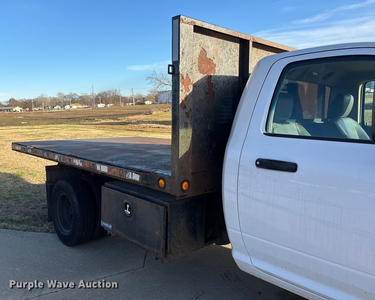 image for item DW7373 2017 RAM 3500 dump flatbed pickup truck