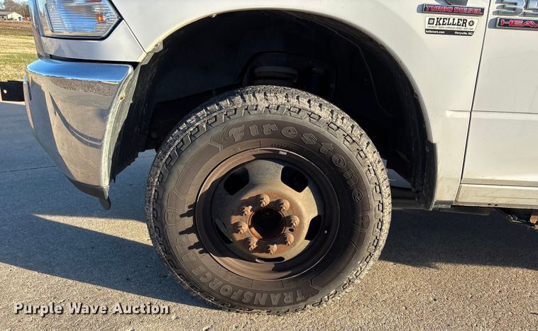 image for item DW7373 2017 RAM 3500 dump flatbed pickup truck