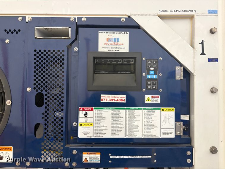 image for item EC8167 USA-Containers refrigerated shipping container