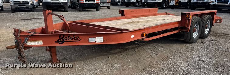 image for item EG1811 2011 Belshe Industries WB14 equipment trailer