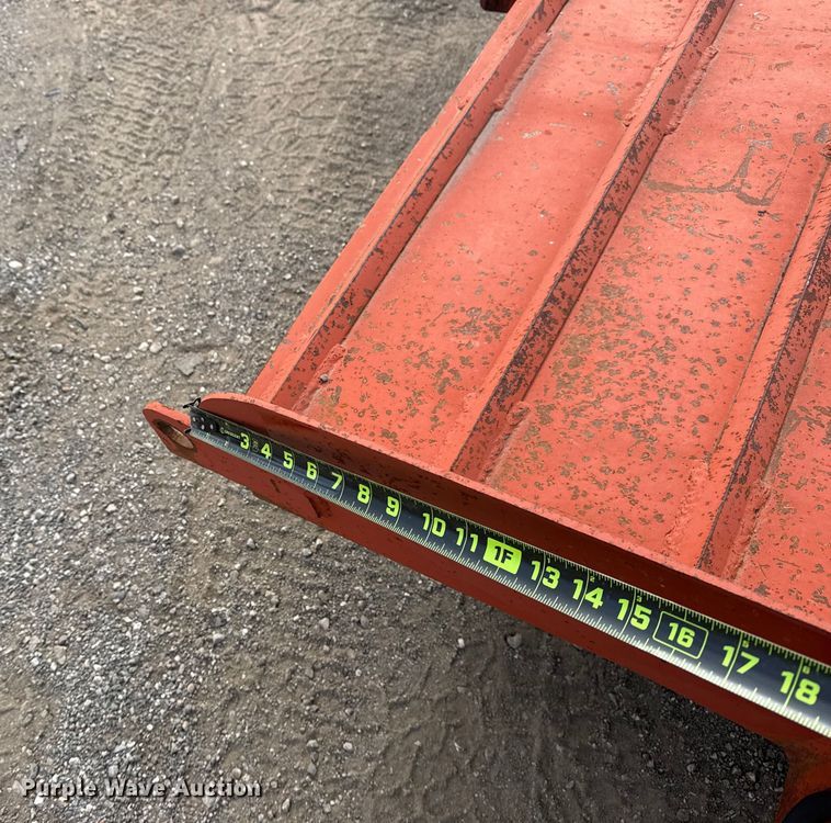 image for item EG1811 2011 Belshe Industries WB14 equipment trailer