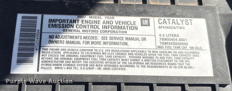 image for item EG1889 2007 Chevrolet Express 3500 school bus