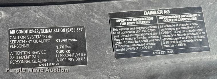 image for item EG1892 2012 Mercedes-Benz Sprinter 2500 RV