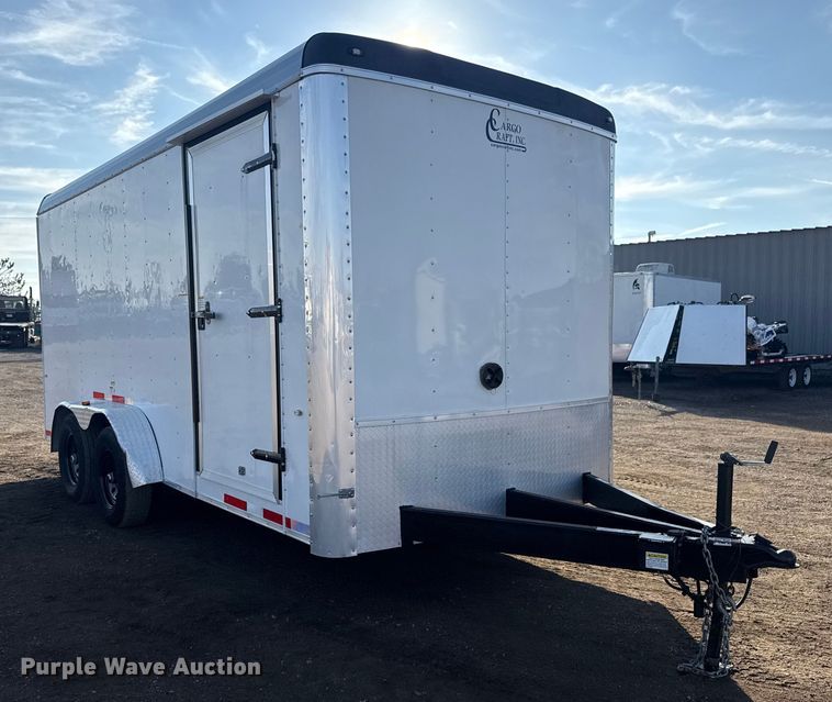 image for item EG1914 2022 Cargo Craft of Texas, Inc. Expedition 7162 enclosed cargo trailer