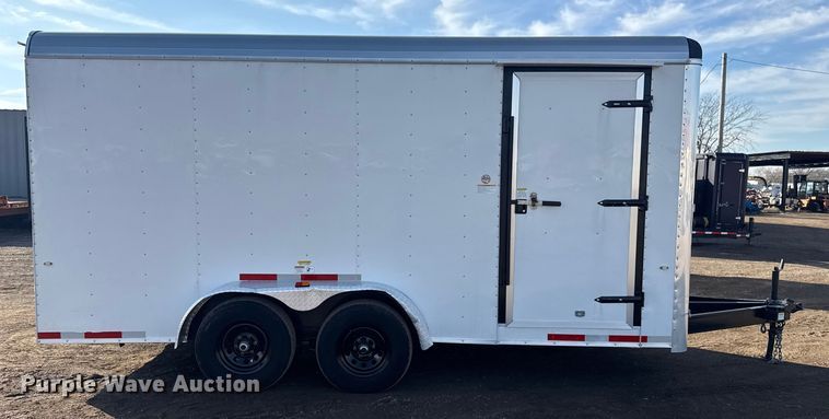 image for item EG1914 2022 Cargo Craft of Texas, Inc. Expedition 7162 enclosed cargo trailer
