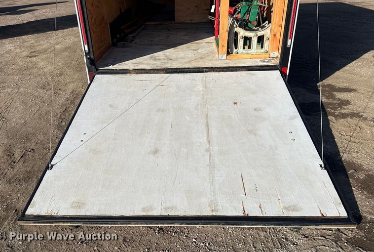 image for item EG1914 2022 Cargo Craft of Texas, Inc. Expedition 7162 enclosed cargo trailer