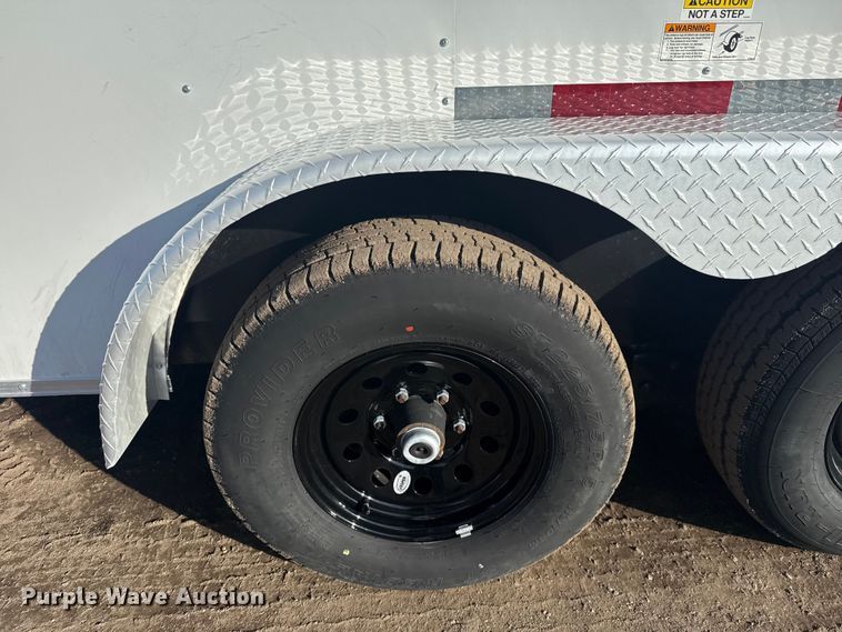 image for item EG1914 2022 Cargo Craft of Texas, Inc. Expedition 7162 enclosed cargo trailer