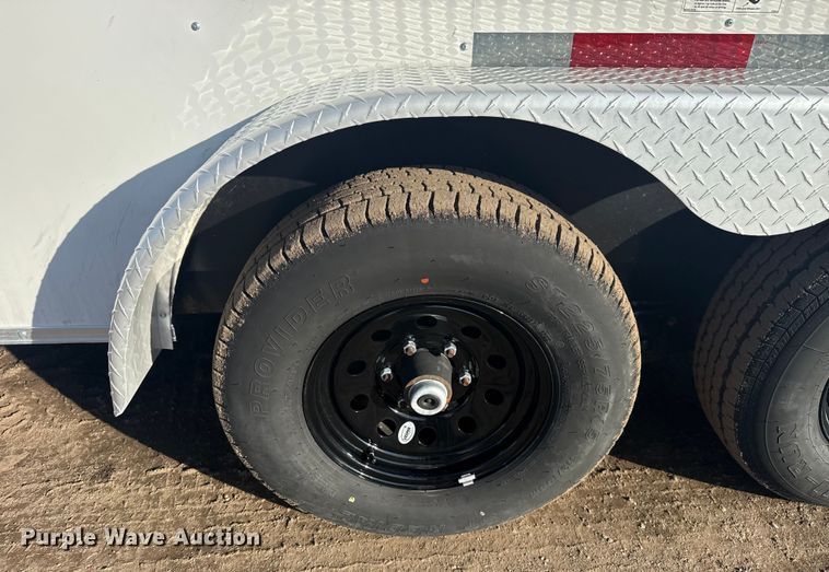 image for item EG1914 2022 Cargo Craft of Texas, Inc. Expedition 7162 enclosed cargo trailer