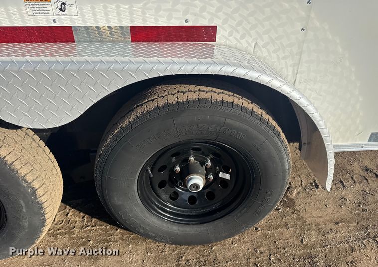 image for item EG1914 2022 Cargo Craft of Texas, Inc. Expedition 7162 enclosed cargo trailer