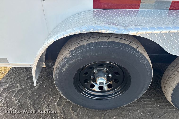 image for item EG1914 2022 Cargo Craft of Texas, Inc. Expedition 7162 enclosed cargo trailer