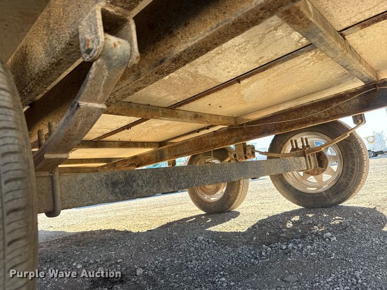 image for item EG1928 Shop built equipment trailer