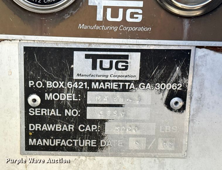 image for item EG1932 1989 Tug Mfg. Corp. MA50-1 aircraft tug