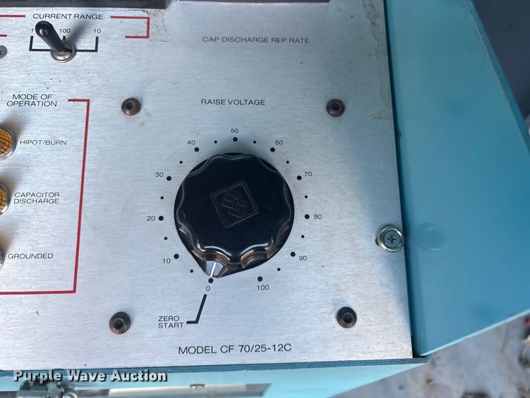 image for item EG8326 Hiportronics CF70//25-12C Underground Fault Tester