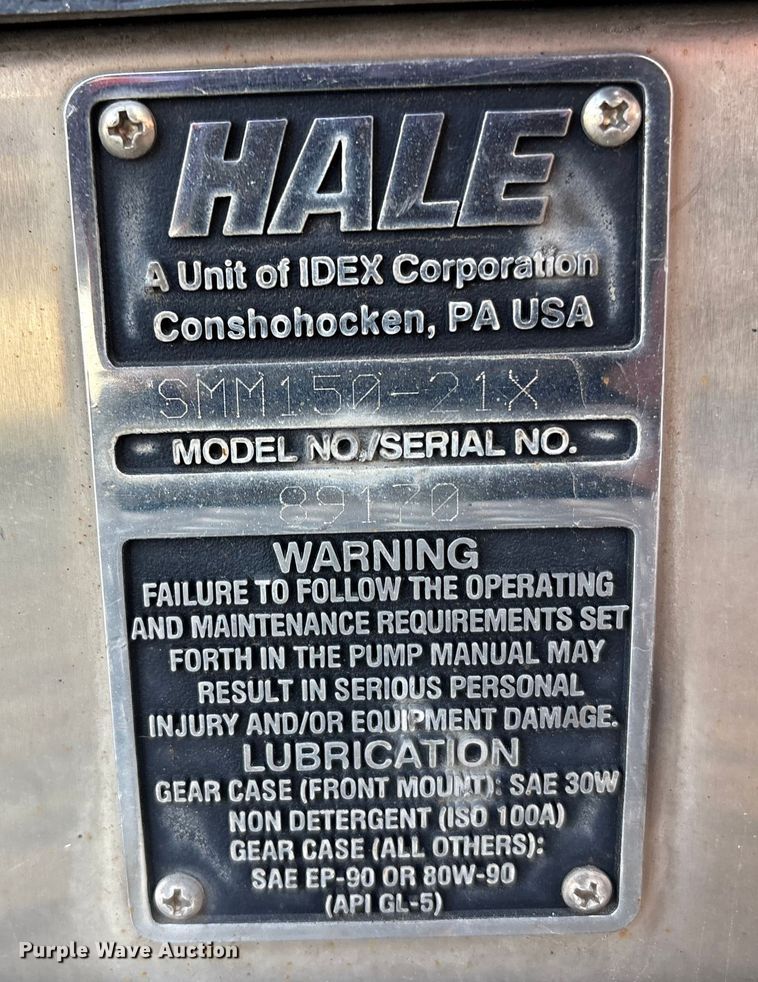 image for item EM6168 2007 American LaFrance Metropolitan pumper fire truck