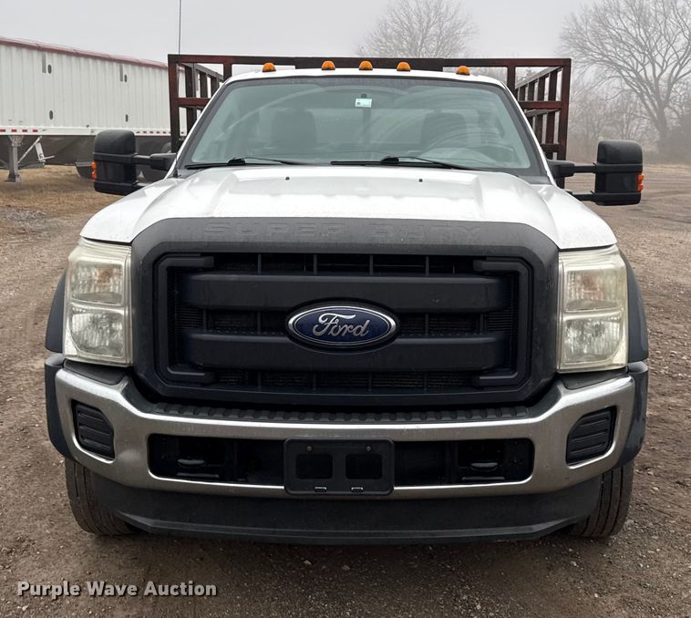 image for item EN0167 2013 Ford F550 Super Duty flatbed truck