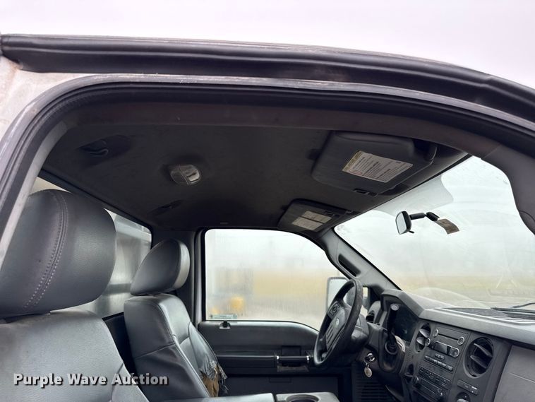 image for item EN0167 2013 Ford F550 Super Duty flatbed truck