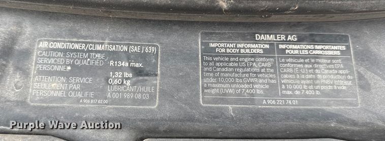 image for item EN0800 2014 Mercedes-Benz Sprinter 2500 refrigerated van