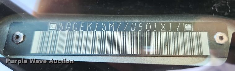 image for item EO4910 2007 Chevrolet Silverado 1500 Crew Cab pickup truck