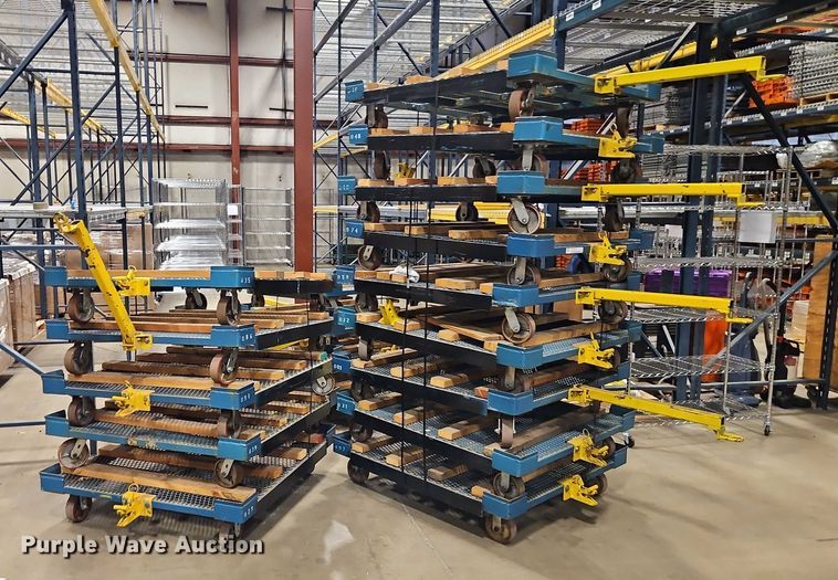image for item EO4912 (18) tugger pallet wagons