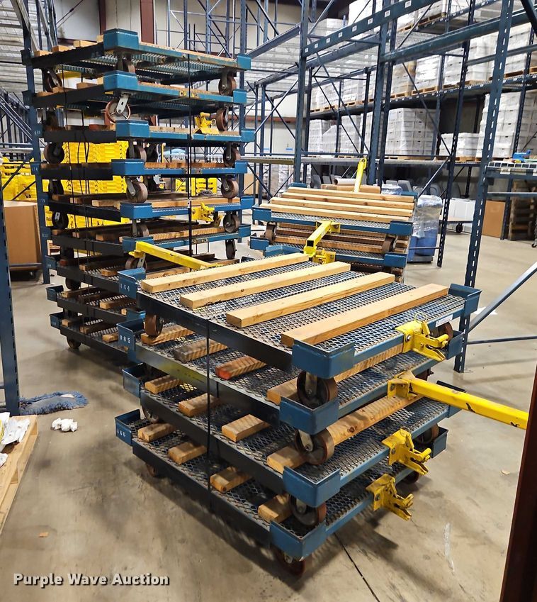 image for item EO4912 (18) tugger pallet wagons