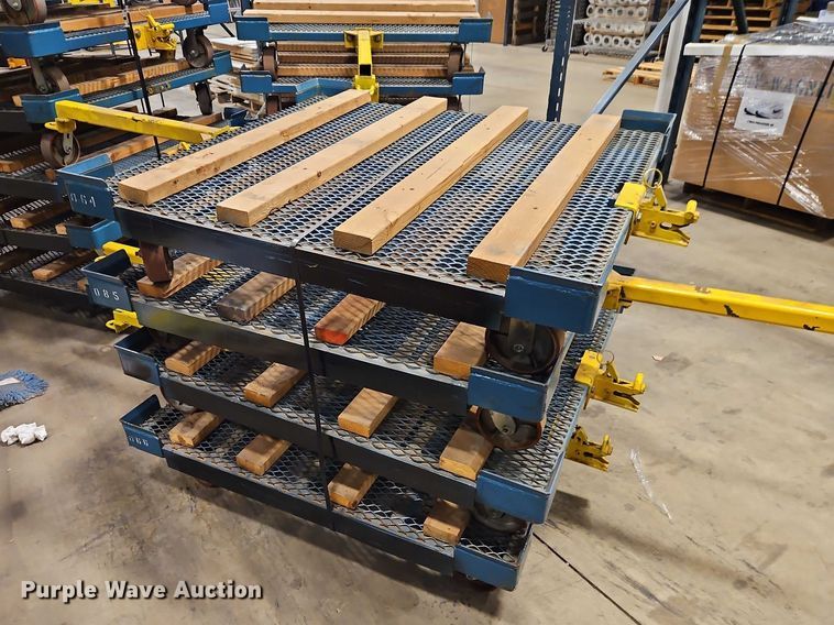 image for item EO4912 (18) tugger pallet wagons