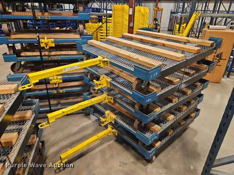 image for item EO4912 (18) tugger pallet wagons