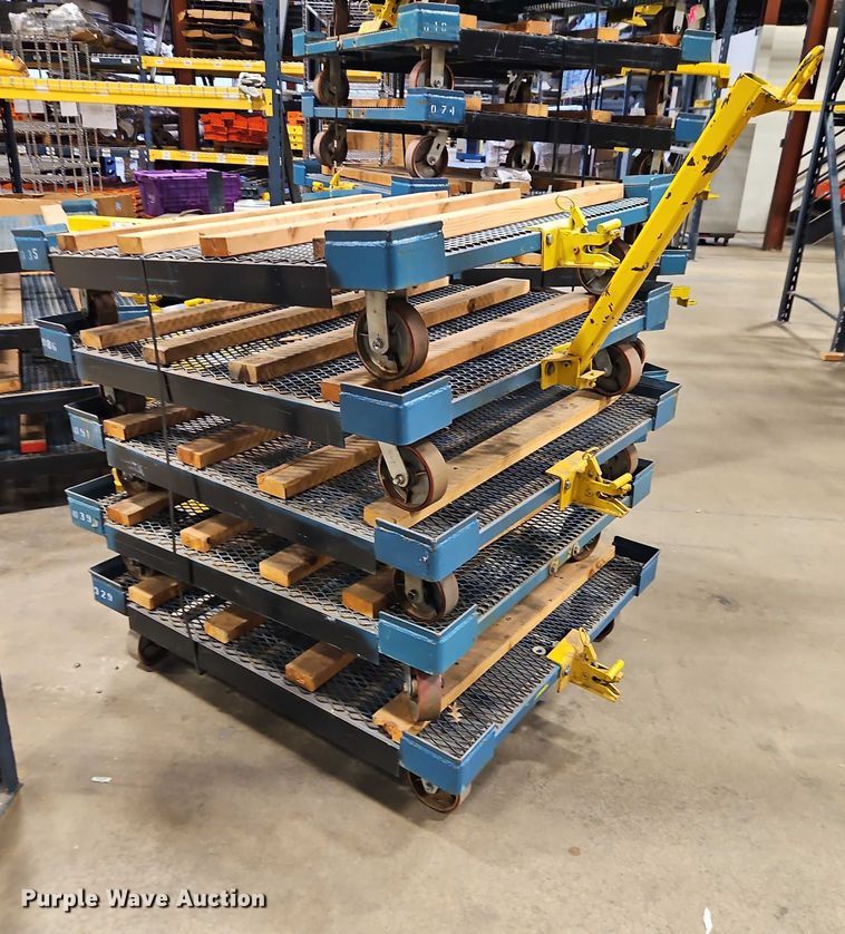 image for item EO4912 (18) tugger pallet wagons