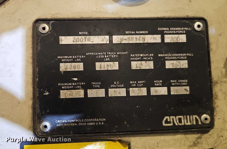 image for item EO4912 (18) tugger pallet wagons