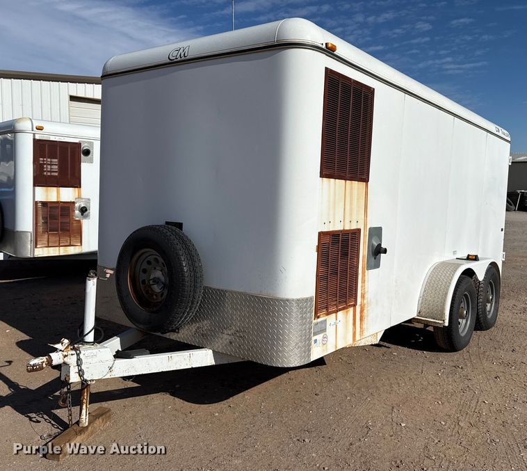 image for item EP2673 2003 CM enclosed cargo trailer