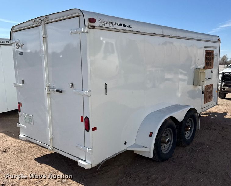 image for item EP2674 2003 S&H enclosed cargo trailer