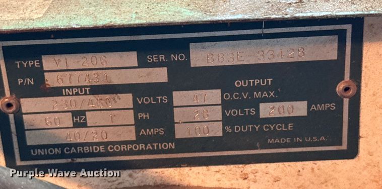 image for item EP2677 Linde VI-206 welder