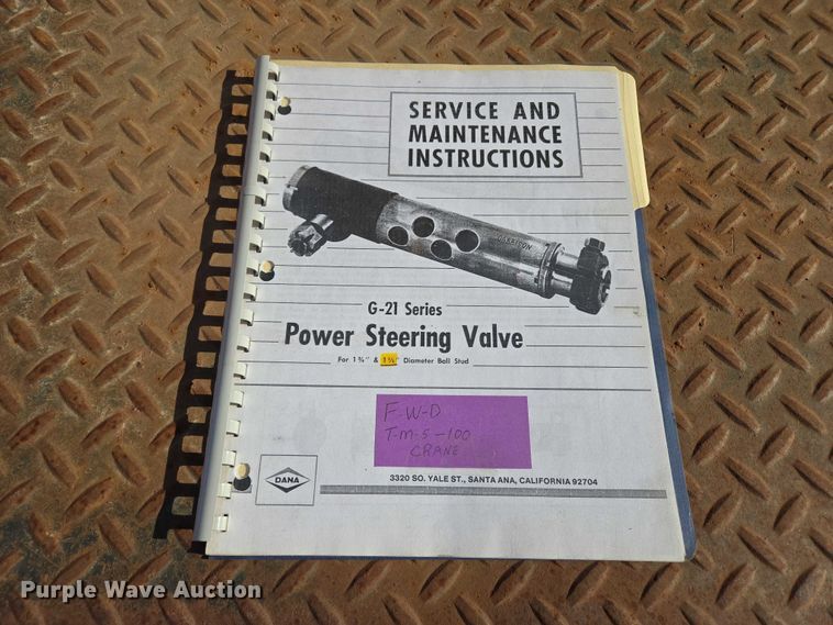 image for item ES2558 1972 Grove TMS100 crane