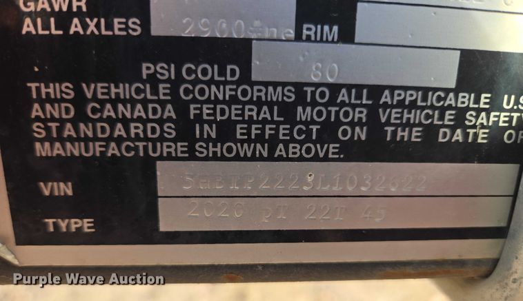 image for item ES2561 2020 Trophy Trailers PT 22T 45 boat trailer