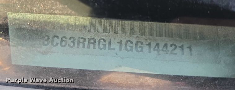 image for item ES2660 2016 RAM 3500HD Crew Cab pickup truck