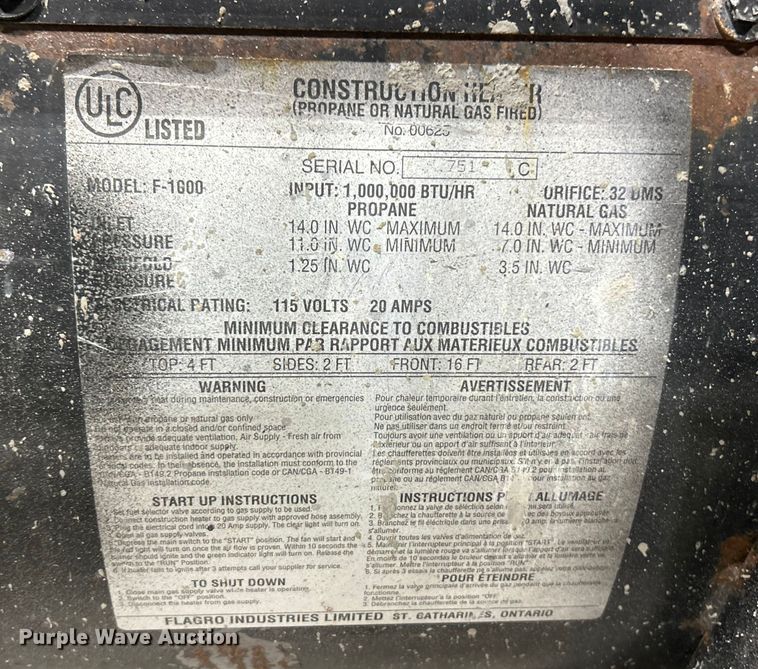 image for item ET6821 (3) Flagro heaters