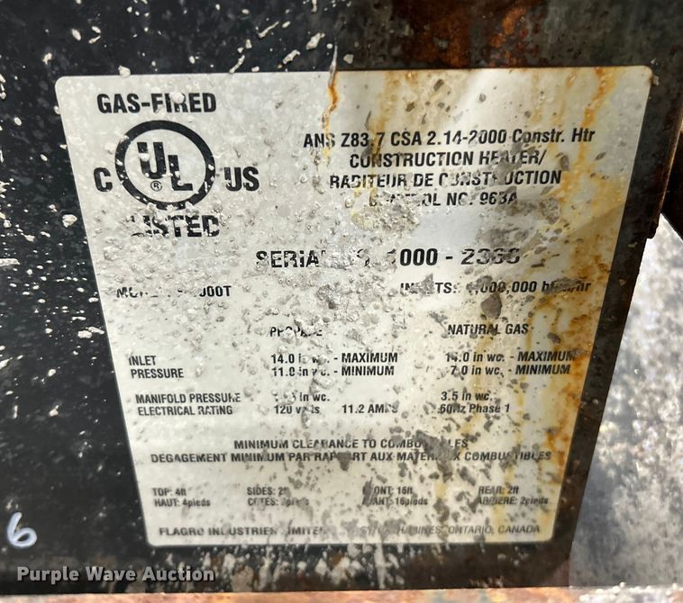 image for item ET6823 (3) Flagro heaters