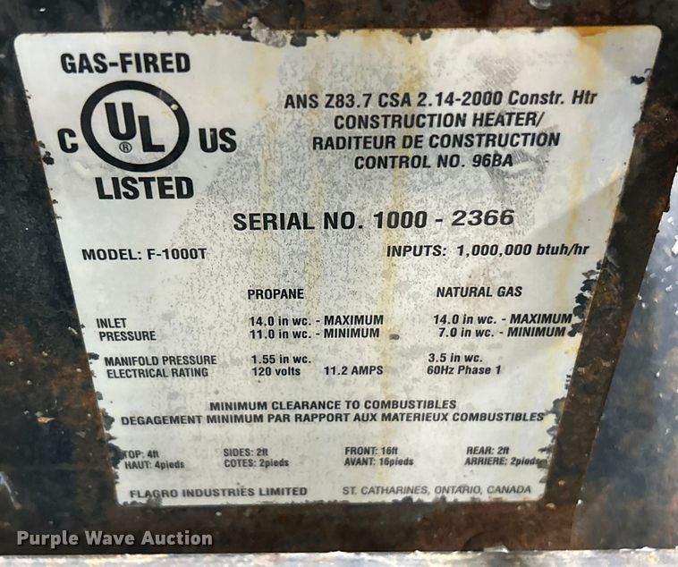 image for item ET6823 (3) Flagro heaters