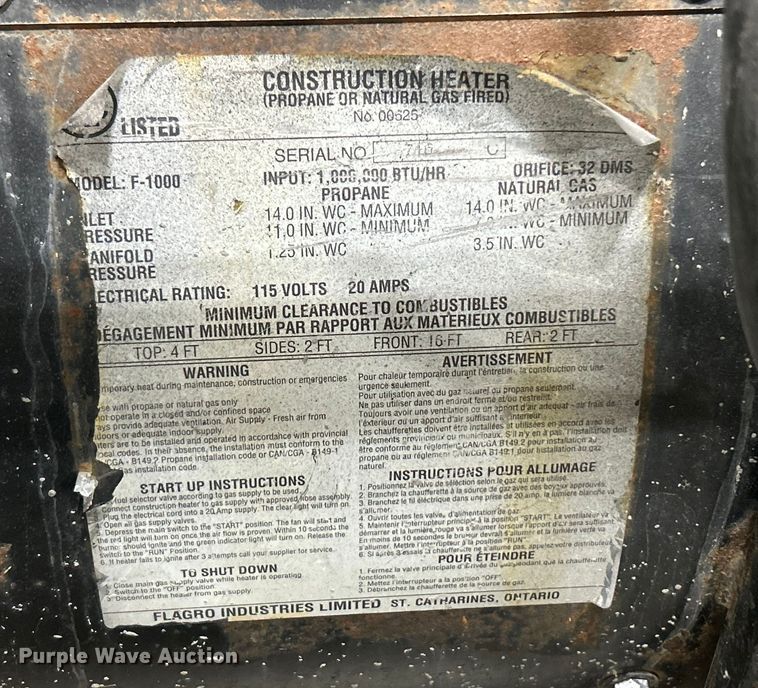 image for item ET6824 (3) Flagro heaters